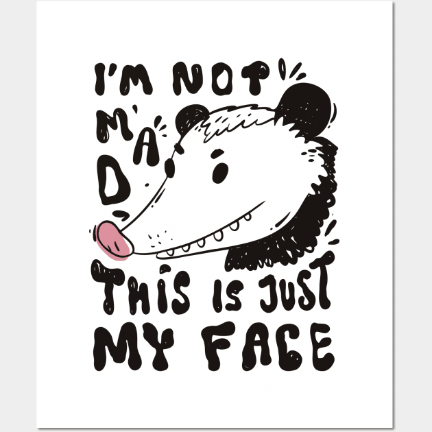 Funny possum quote Wall Art by Christyn Evans